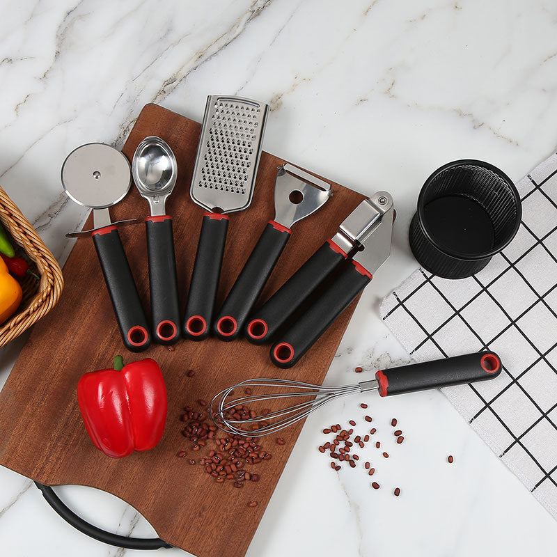 Kitchen Tool Set Can Opener Garlic Press Egg Beater