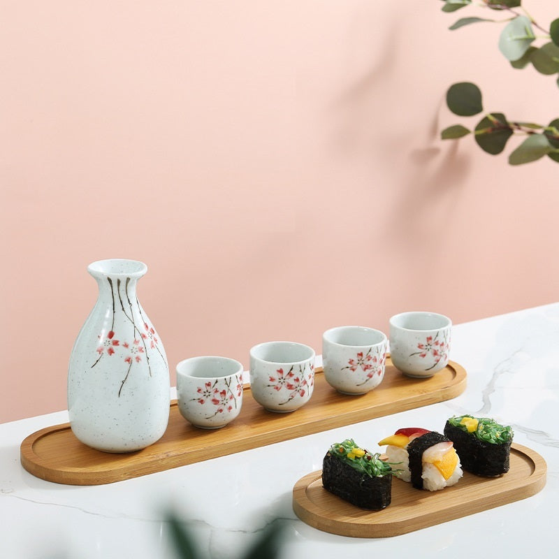 Japanese Creative Ceramic Cup Wine Pot Set