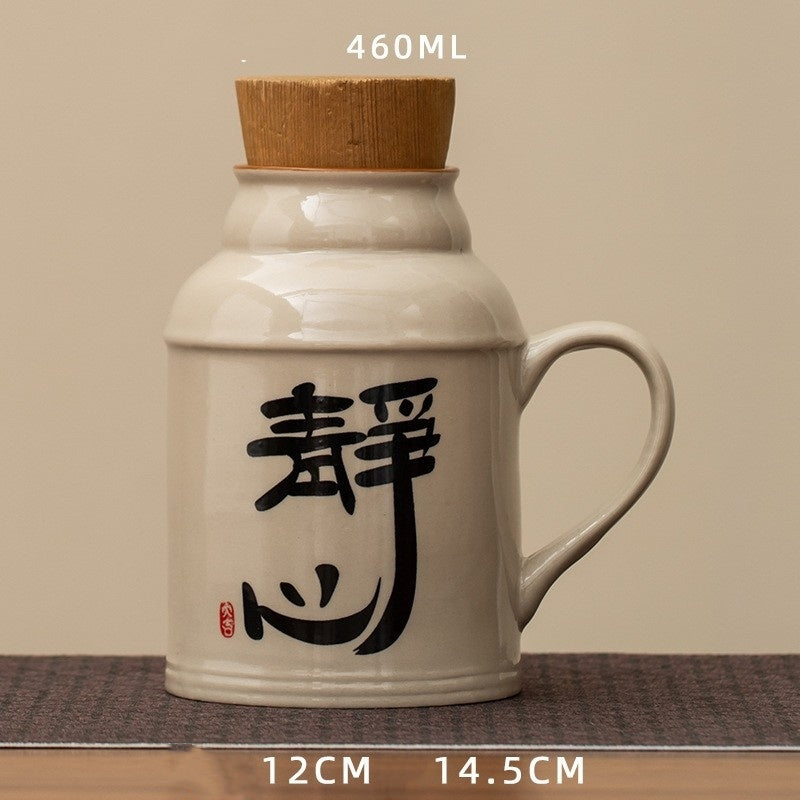 Small Insulation Pot Hotel With Cover Mug Set