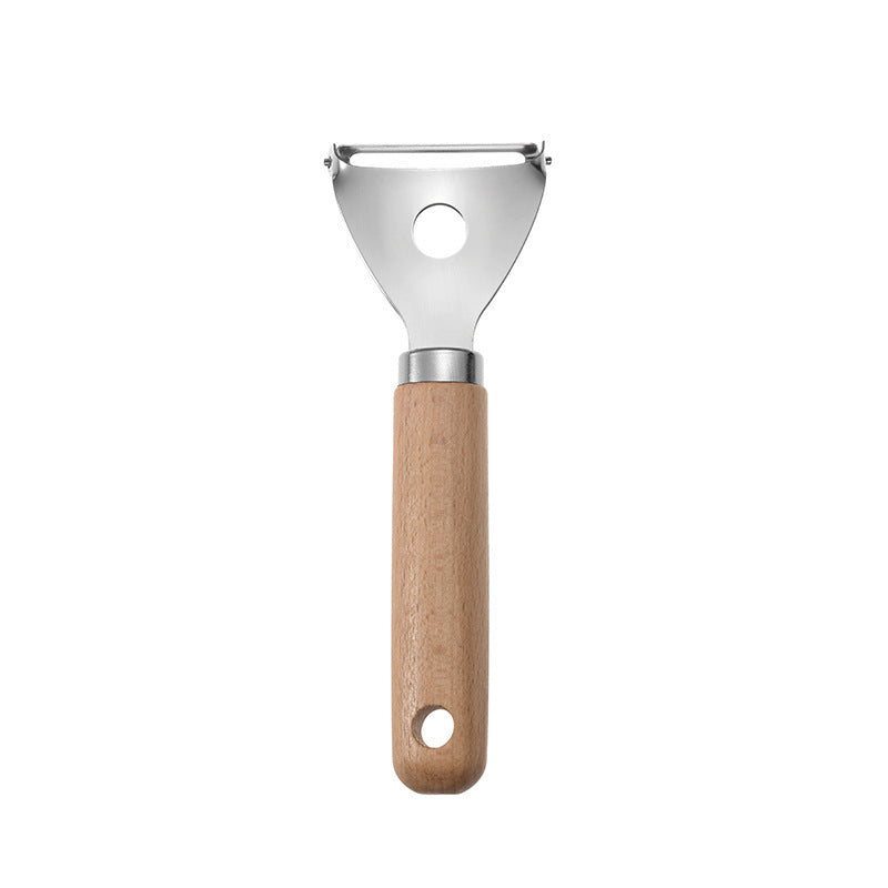 Download main imagesDownload variant imagesDownload description imagesKitchen Tool Wooden Handle Stainless Steel Multifunctional Kitchen Accessories Set Simple Modern Style Home Baking Supplies