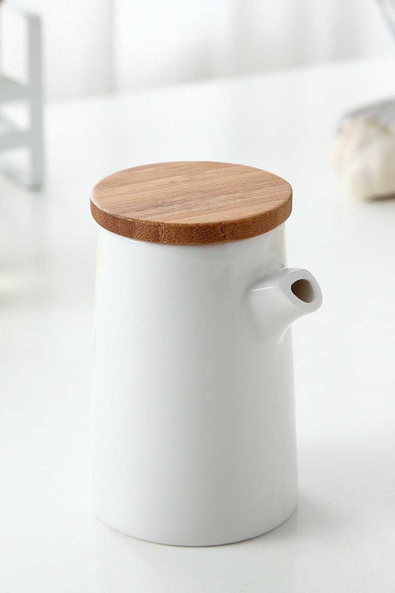 Kitchen Creative Health Pottery Japanese Style Seasoning Bottle Set