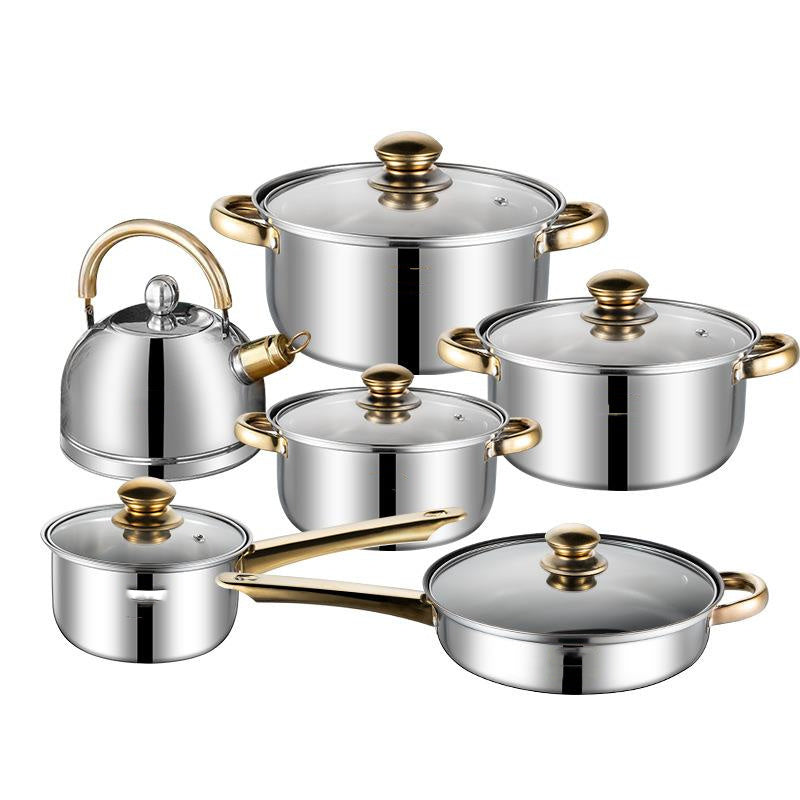 Household Fashion E-commerce Pot Set Stainless Steel