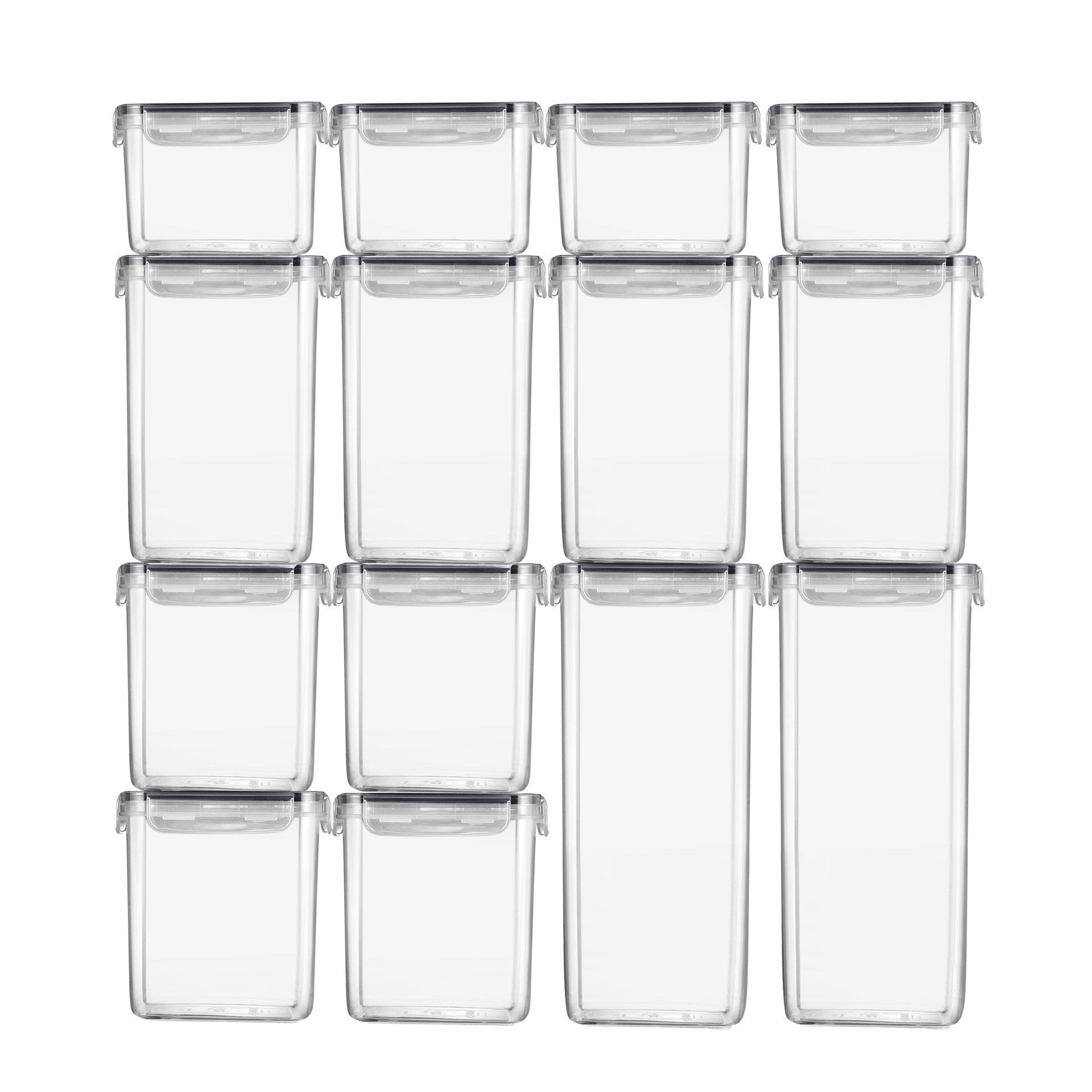 Cereals Kitchen Snacks Refrigerator Storage Box 24-piece Set