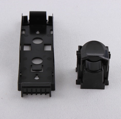 Plastic Wall Mount Soap Dispenser  Black Bathroom Shower Shampoo Liquid Dispenser Set Hotel Mall Kitchen Soap Bottle 350ml