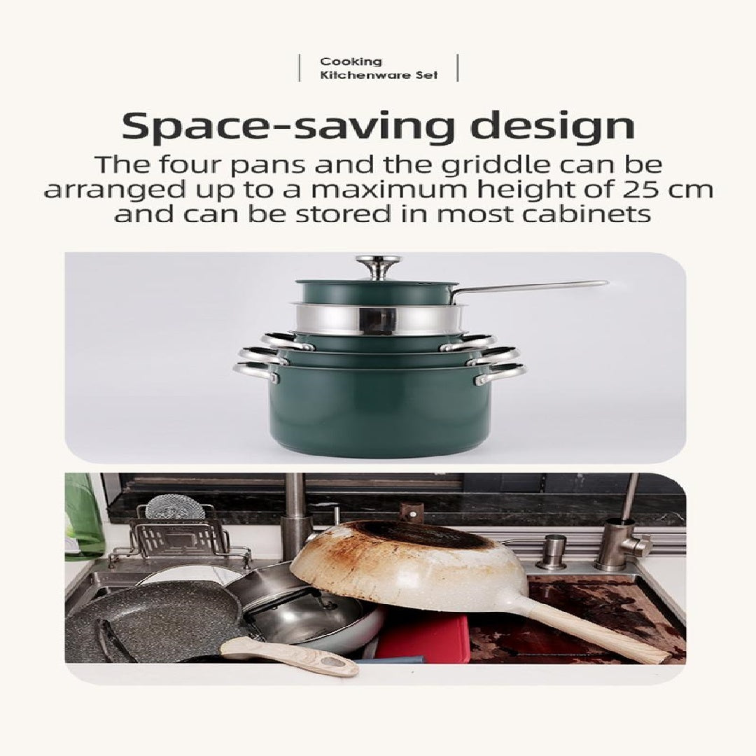 Stainless Steel Pot 4-piece Set