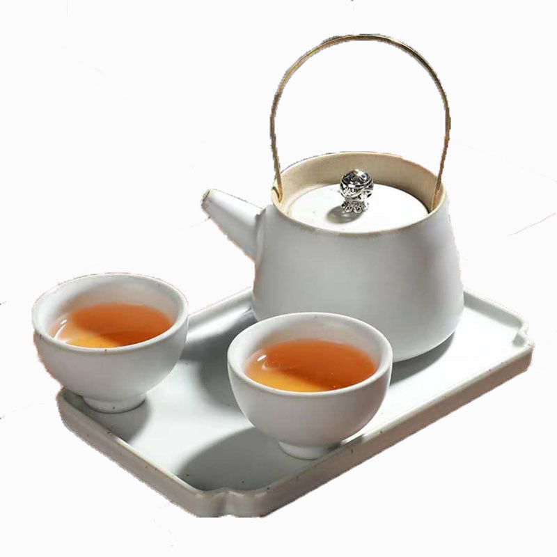 Tea Set Japanese Style Stoneware Tea Cup And Pot Small Set