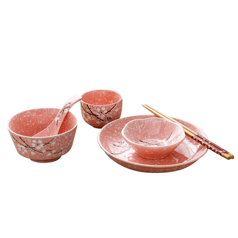 Tableware Set, Japanese Ceramic Dinnerware Set For Home, Kitchen, Person, 6 Uds.