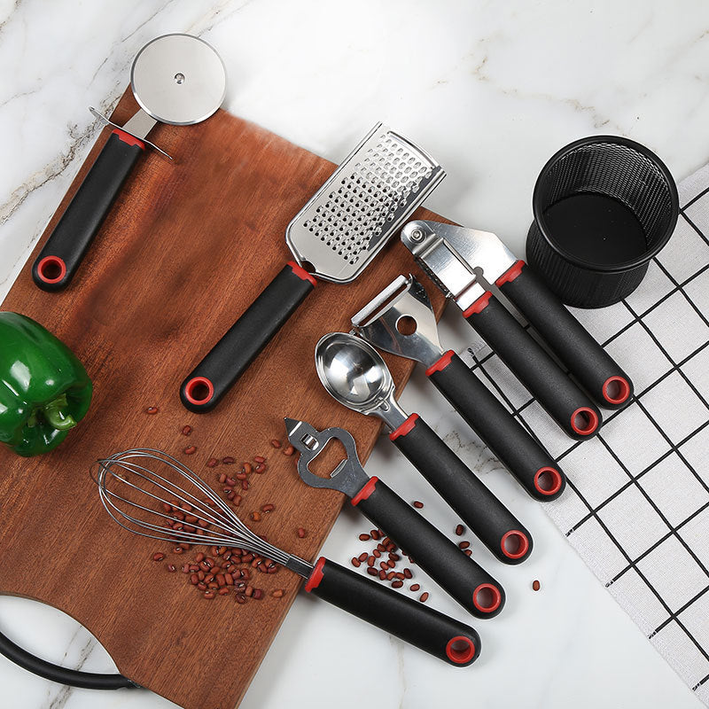 Kitchen Tool Set Can Opener Garlic Press Egg Beater