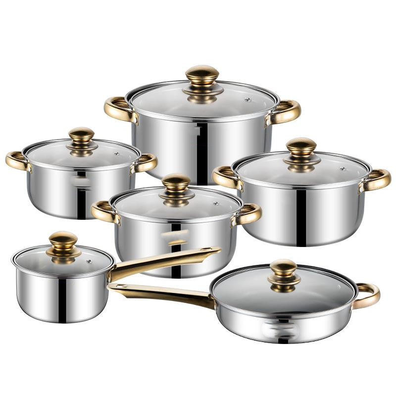 Household Fashion E-commerce Pot Set Stainless Steel