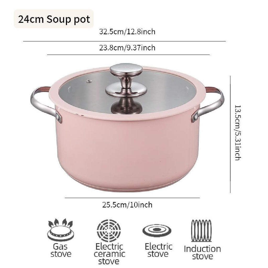 Stainless Steel Pot 4-piece Set