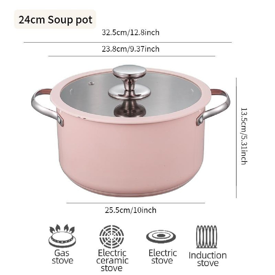 Stainless Steel Pot 4-piece Set