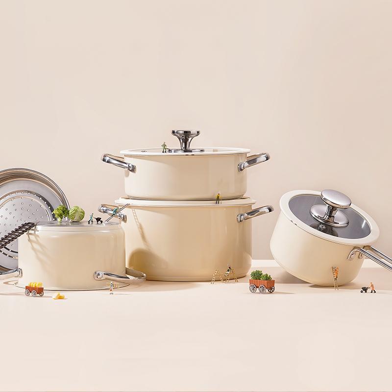 Stainless Steel Pot 4-piece Set