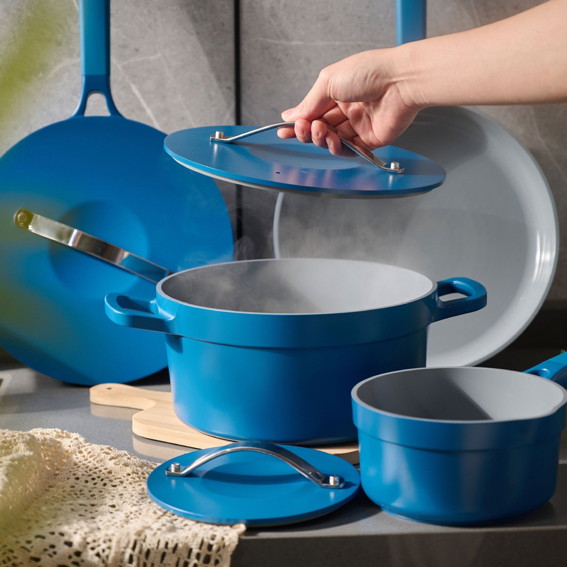 Non-stick Pan Pot Set Four-piece Set