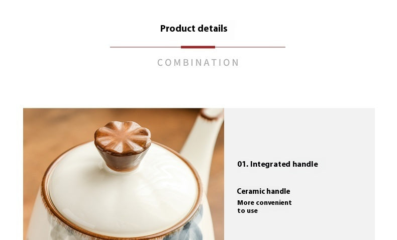 Underglaze Cup Suit Household Living Room Water Cup Water Pot Tea Set