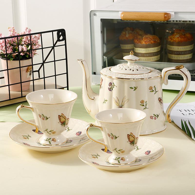 Ceramic Coffee Pot, English Tea Set, Teapot