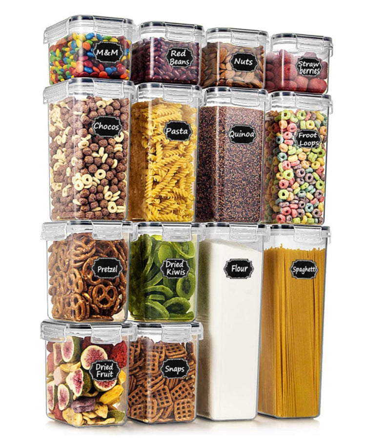 Cereals Kitchen Snacks Refrigerator Storage Box 24-piece Set